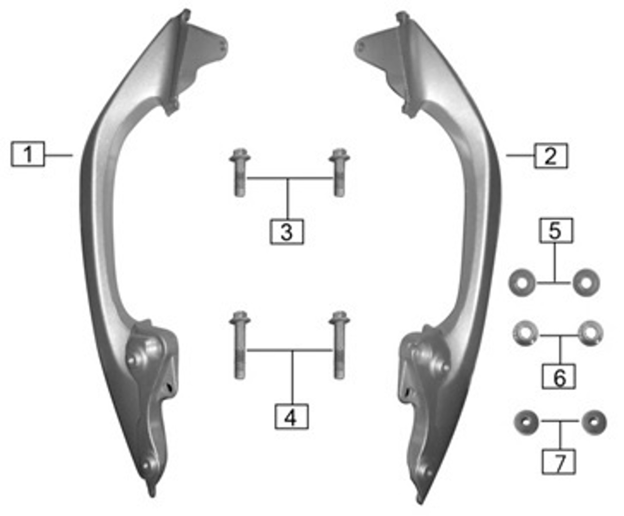 Rear Grab Handles